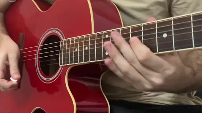 record pro HQ acoustic guitar tracks for you