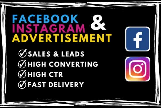Manage facebook and instagram advertisement for high sales by Rumariaz ...
