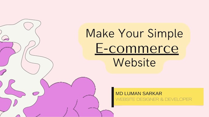 make your website awesome simple and also dynamic  website