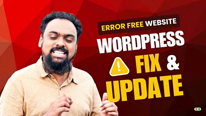 quick fix wordpress bug, design issue, server error, failure