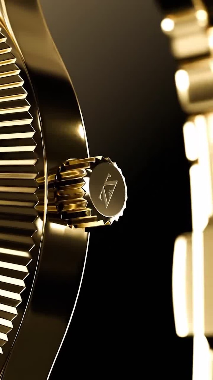 create 3d watch model 3d watch rendering 3d watch animation