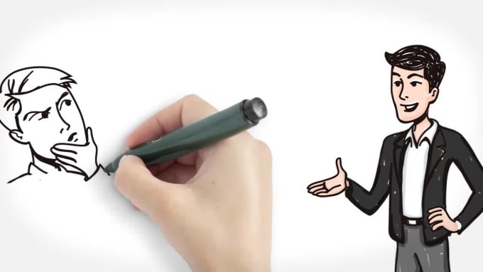 Book With Pen  Cover pics for facebook, Whiteboard animation, Whiteboard  video animation