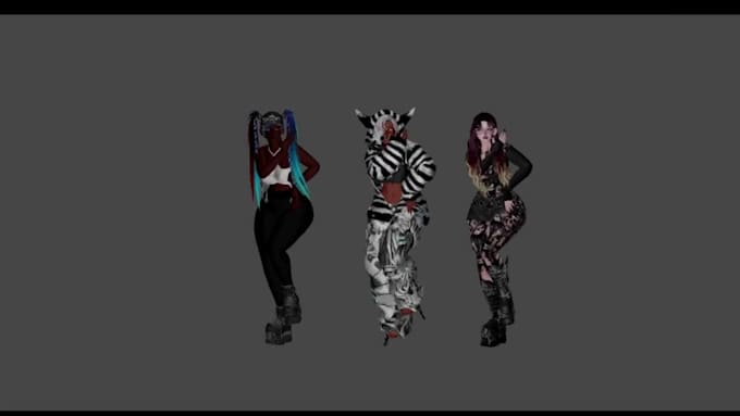 create a vrchat avatar furry or humanoid vrc model