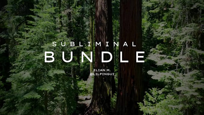 create a powerful subliminal bundle