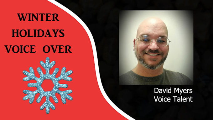 record a winter holiday voice over