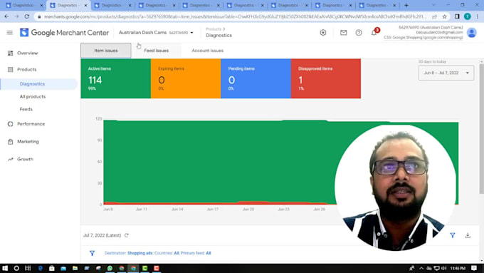 fix google merchant center suspension, misrepresentation