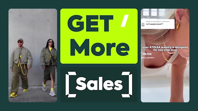 edit ugc video and amazon, spotify, tiktok product ads