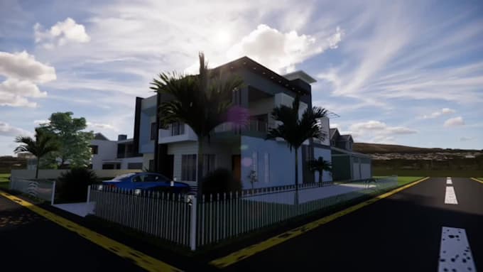 do floor plans, elevations by revit and render 3d views