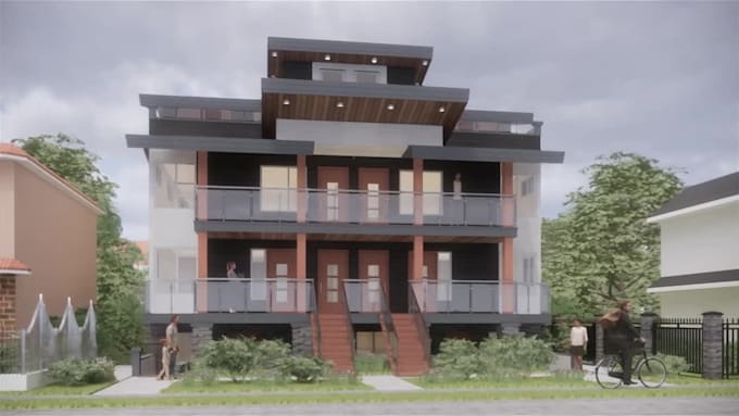 create amazing exterior 3d rendering
