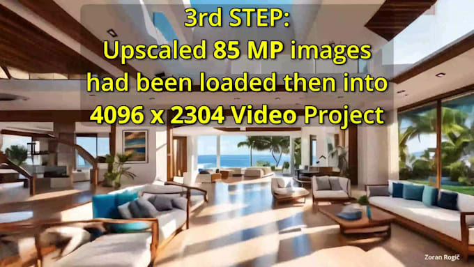 animate your ai image upscale the video to 4k slow it down, etc