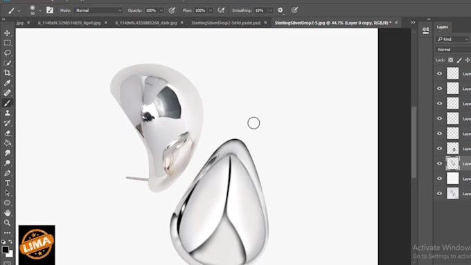 do HD quality jewelry image retouching and enhance