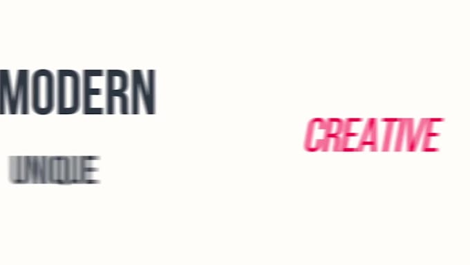 create professional kinetic typography titles for your video