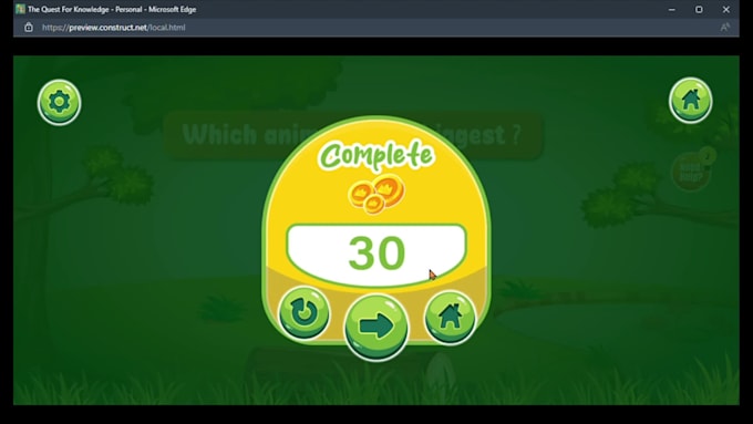 make HTML 5, android game, IOS game in construct 3