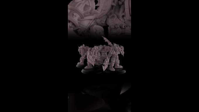 design or digital kitbash models for tabletop wargaming