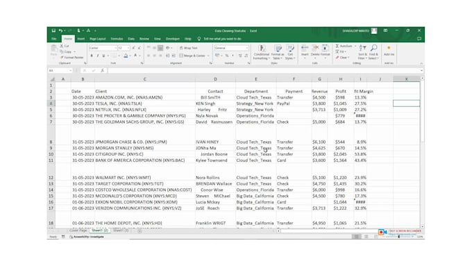 clean excel or CSV files, cleanup, and remove duplicates