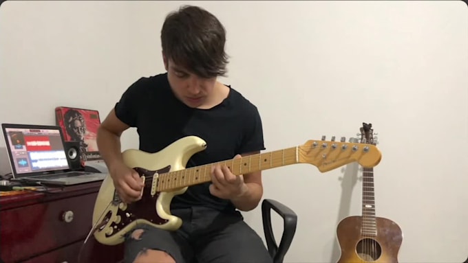 grabacion de guitarras para tu canción