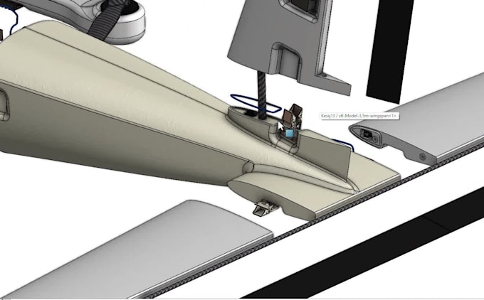 3d printable rc airplane model design, stl files  print ready PDF