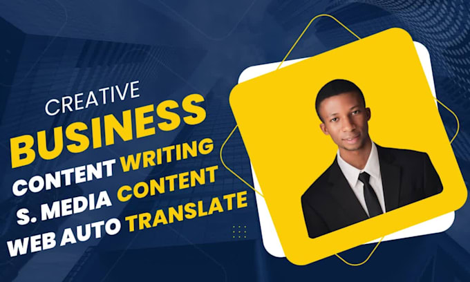 creatively write and auto translate your business, website, and social media