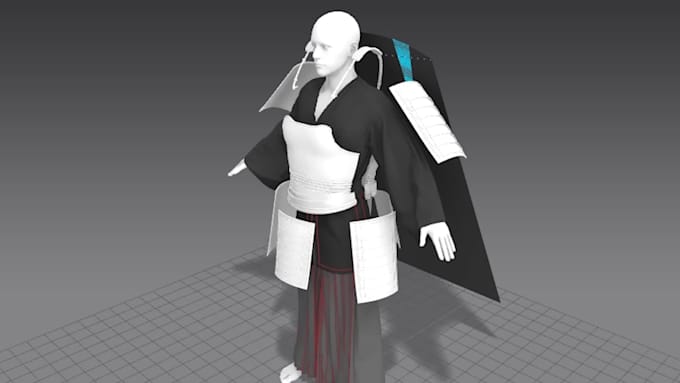make advance 3d cloth simulation for character