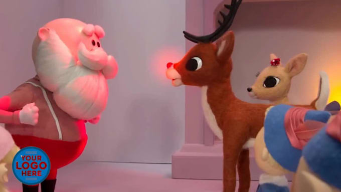 create christmas or new year greeting video