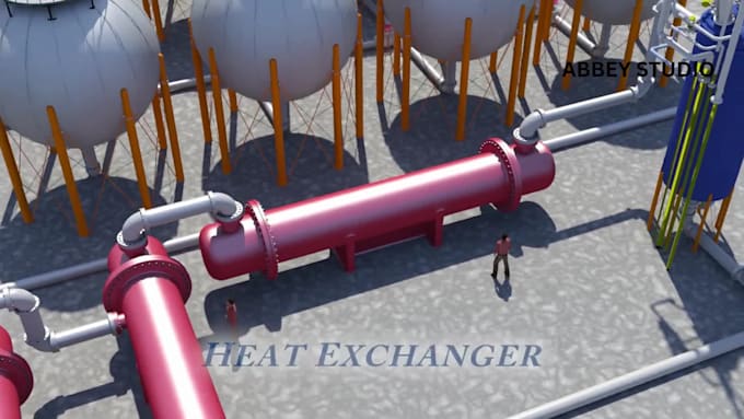 do 3d industrial animation 3d chemical engineering plant design 3d factory video