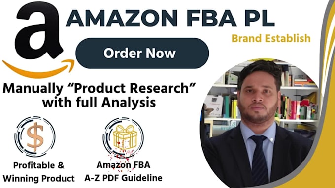 do manually profitable product research  on amazon fba