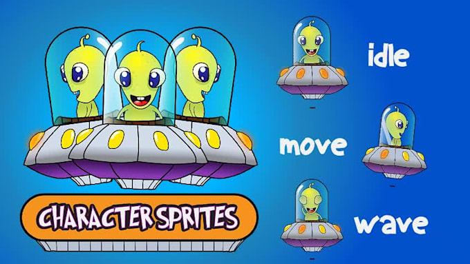design game character and sprites animation