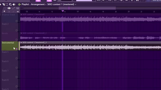 extract instrumental stems for karaoke