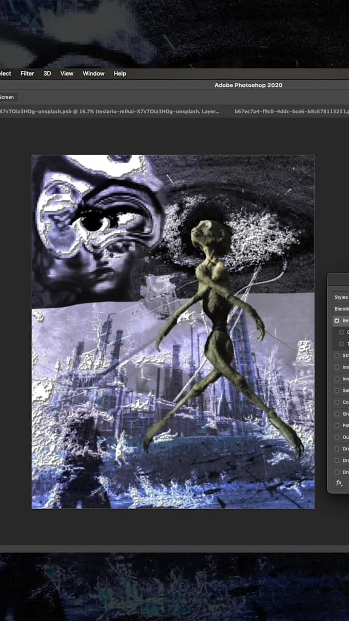 Make an album cover, flyer art, or creative photo edit by Pepebaz