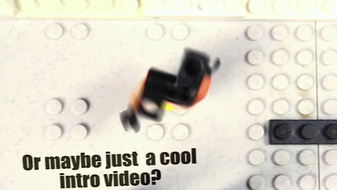 make this awesome lego dance video with your logo