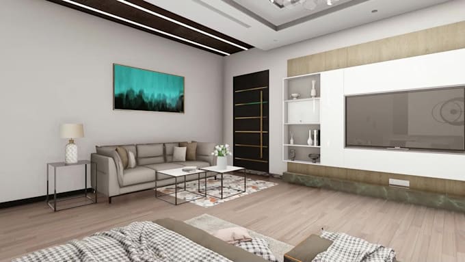 create modern bedroom interior design
