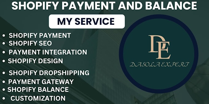 activate shopify balance and payment to your store