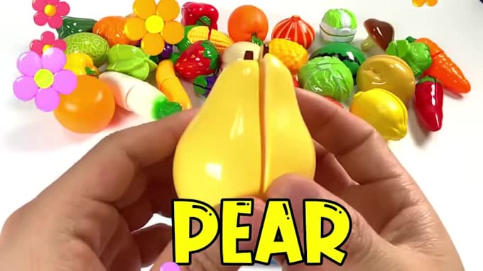 create fun kids learning videos with toys and animation