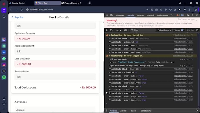 fix bugs and errors in your django drf or react project