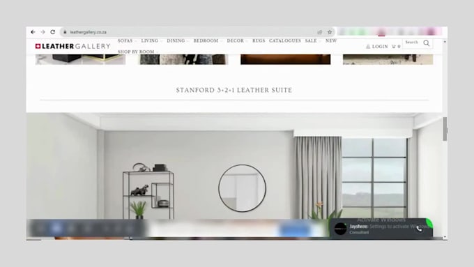 Design a unique furniture shopify store home decor store furniture