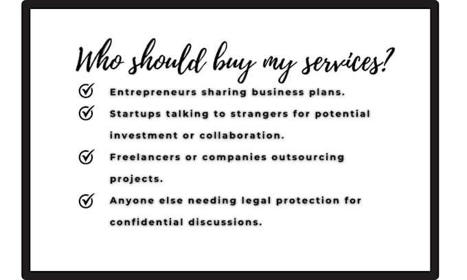 write a custom nda to protect your business plans