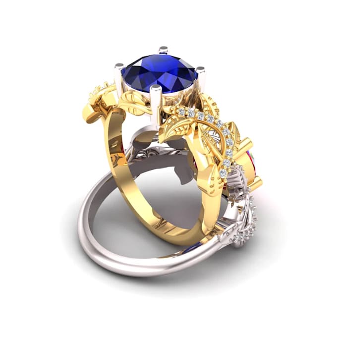 design 3d cad model bangle ring necklace pendant all kind custom jewelry