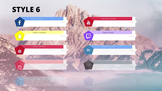 create social media lower third notification alert animation
