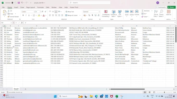 do cleaning and formatting data spreadsheets