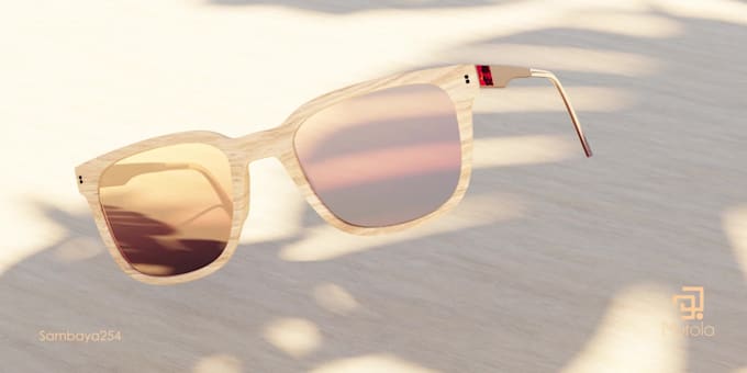 design eyewear sunglasses 3d modelling animation rendering