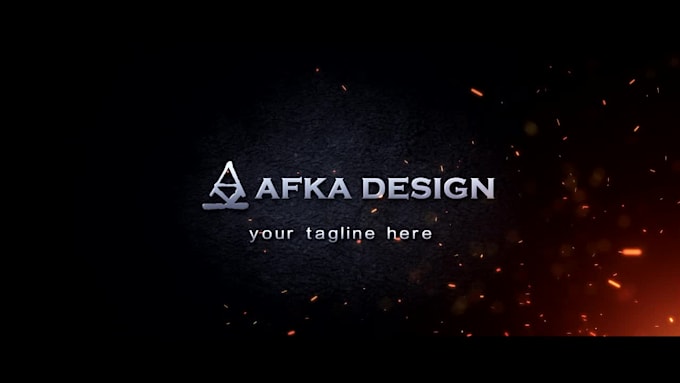 create an amazing fire logo reveal