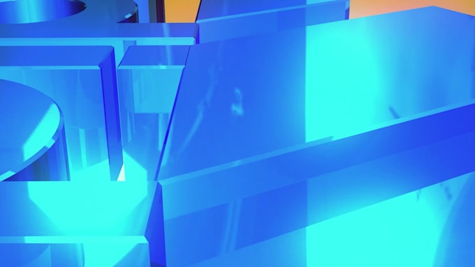 create a professional 3d logo reveal animation