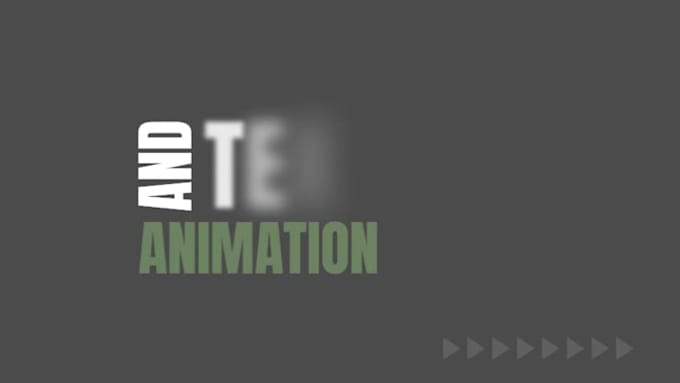 create professional kinetic typography video with motion text animation