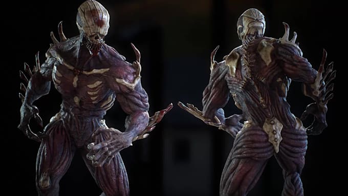 model high quality 3d characters for animated films and game