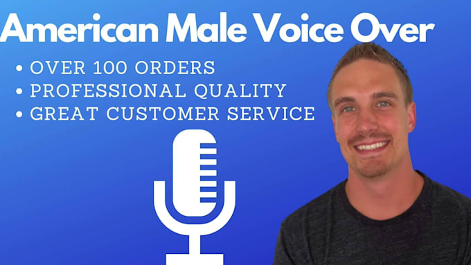 record an american male voice over