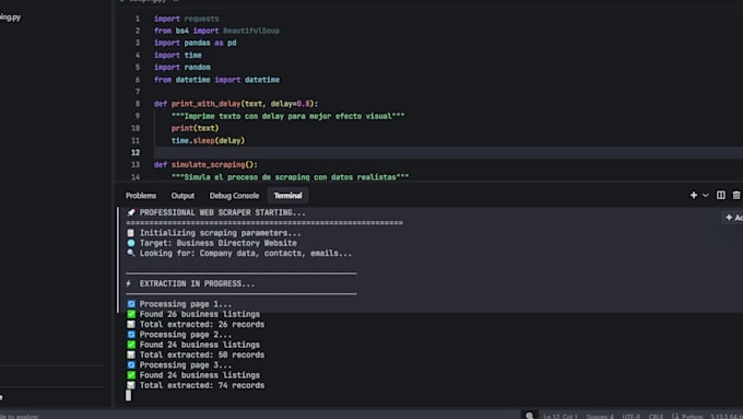 build custom web scrapers for automated data collection