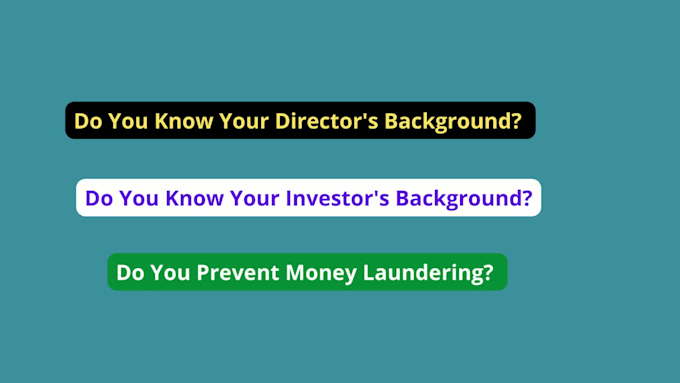 do kyc, due diligence company, and director research