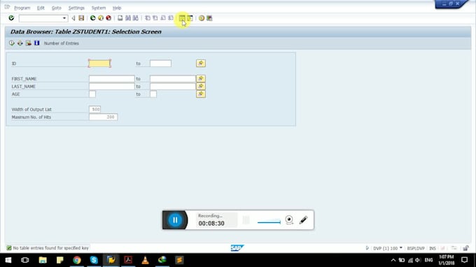 provide you sap abap tutorial and training