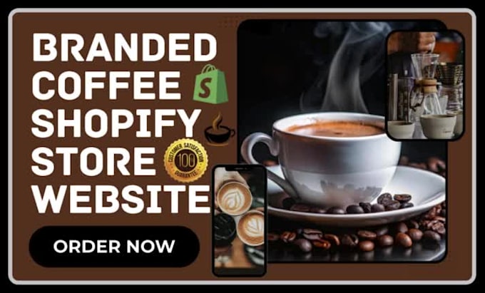 design eco friendly coffee store tea beverage cafe matcha shopify store website