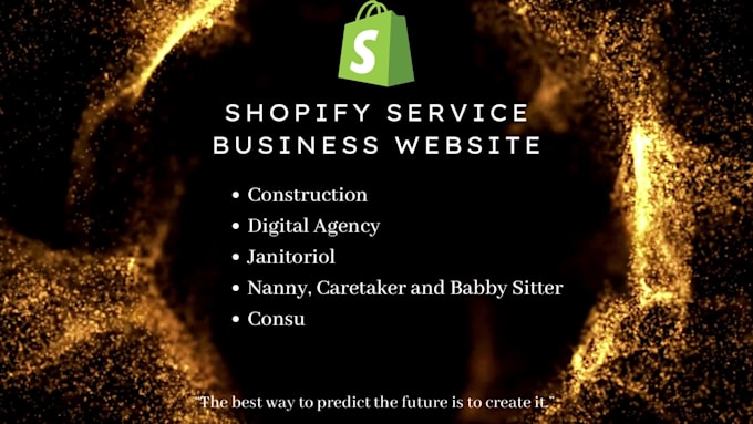 develop shopify service website